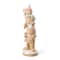 Glitzhome® 29.25" Christmas Macaron Resin Stacked Gingerbread Man Porch Decor